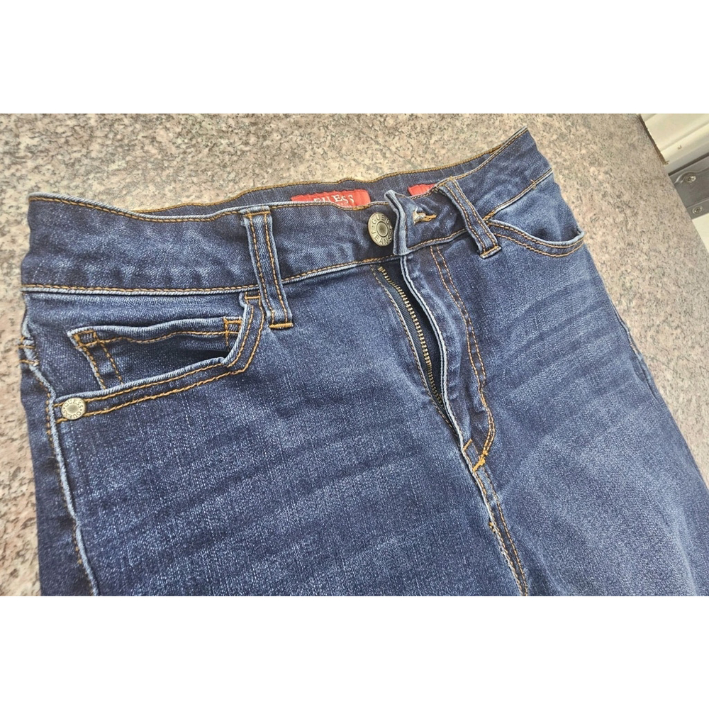 Guess Womens High Rise Skinny Dark Blue Jeans Size 26 - Picture 3 of 15